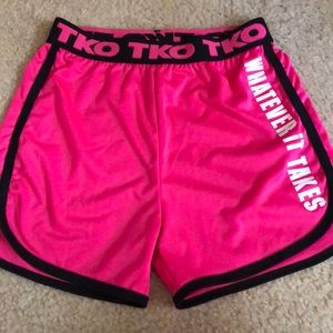 GIRLS - Hot Pink Athletic Shorts - Size 10/12